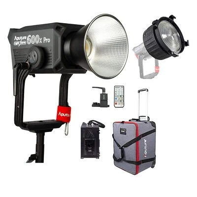 Aputure LS 600x Pro LED Video Light Bi-Color 2700K~6500K  Bluetooth +F10 Fresnel - Image 1 of 4