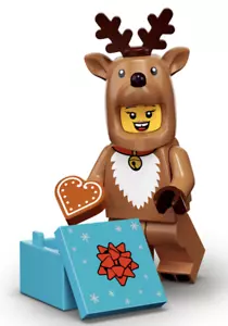 LEGO Rentier Kostüm COL401 Serie 23 Minifigur 71034 CMF - Bild 1 von 2