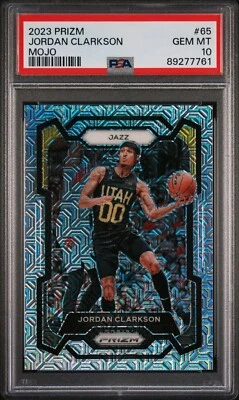 2023-24 Panini Prizm NBA - Jordan Clarkson #65 Mojo Prizm /25 - PSA 10 Foto 1 de 2