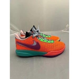 Nike lebron 20 chosen one orange basketball shoe womens size 8.5 DQ8651 800 - Picture 1 of 9