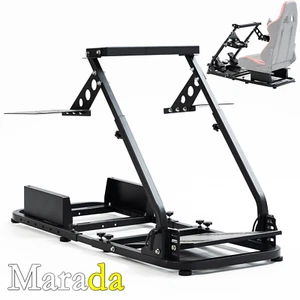 Marada Flight Sim Cockpit and Racing Wheel Stand Fit For Logitech G920 G923 G29 - Afbeelding 1 van 20