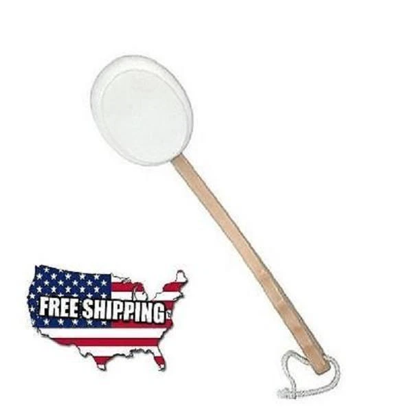 BACK & BODY Skin Care LOTION APPLICATOR CREAM TANNING Pad-Wood Handle USA Seller - Image 1 of 3