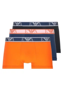 Bóxer Emporio Armani -3 Pack- Talla S (Azul, Marino, Naranja) - Original - Imagen 1 de 6