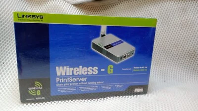 Linksys WPS54G Wireless-G PrintServer Factory Sealed - Image 1 of 4
