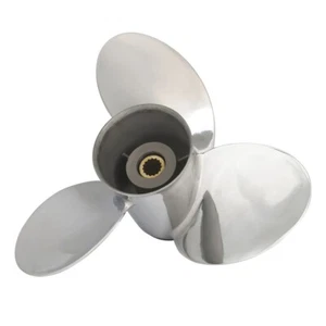 16 x 18 1/2 Stainless Outboard Boat Propeller Fit Suzuki 150-250HP 15tooth Rh - Picture 1 of 6