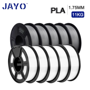 Filamento para impresora 3D JAYO 10 KG PLA 5 grises 5 blancos PLA 1,1 KG/JUEGO 1,75 mm con carrete - Imagen 1 de 6