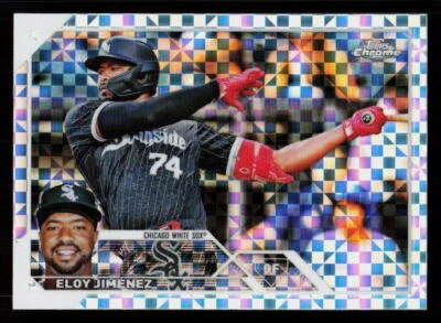 2023 TOPPS CHROME X-FRACTOR ELOY JIMENEZ #34  BASEBALL  WHITE SOX - Image 1 of 2