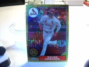 2022 Topps 1987 Topps 35° anniversario cromato #T87C2-29 - Dylan Carlson 22-015 - Foto 1 di 2