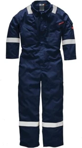 Dickies FR5401 Herren Flammhemmender Leichter Overall Navy Royal Blau 46R 52R - Bild 1 von 4