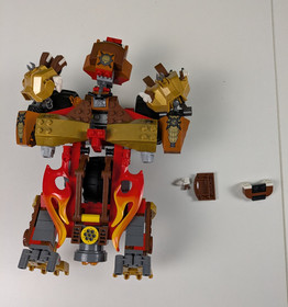 Lego LEGENDS OF CHIMA: Bladvic's Rumble Bear Set 70225 - Incomplete Set