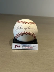 Johnny Sain Signed Baseball JSA  Certified  - Picture 1 of 2
