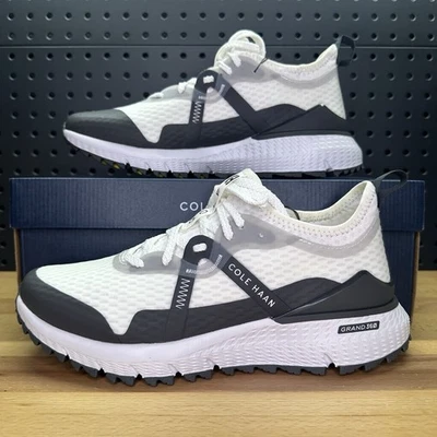 Туфли для гольфа Cole Haan Zerogrand Overtake WR белые черные серые мужские размер 10 - Изображение 1 из 4