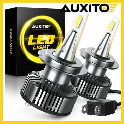 Kit alto de bombillas de faros de conversión de haz bajo LED H7 EE. UU. 6500K lámparas CANbus Foto 1 de 4