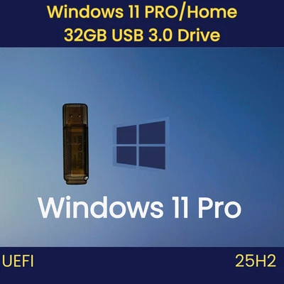 Windows 11 Pro Bootable USB 3.0 - Install, Repair, Upgrade - No Key Needed - Image 1 of 4