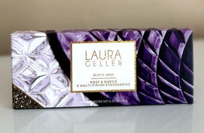 LAURA GELLER BLEND AWAY 8 EYESHADOW PALETTE (ROSEY & RUSTIC) NEW - Image 1 of 3