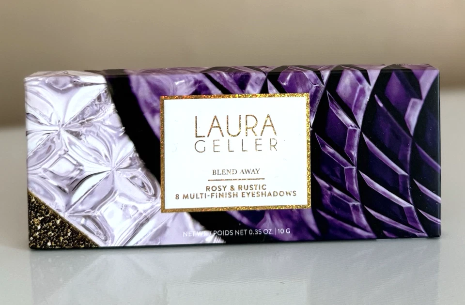 LAURA GELLER BLEND AWAY 8 EYESHADOW PALETTE (ROSEY & RUSTIC) NEW - Image 1 of 3