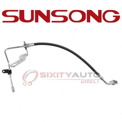Sunsong Rear Left Brake Hydraulic Hose for 1995-1997 Chrysler LHS - Hoses kv - Image 1 of 4