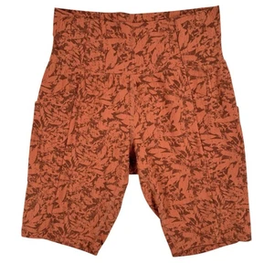REI Co-Op Sportshorts Damen mittel orange Mitte Oberschenkel Yoga Stretch Training - Bild 1 von 9