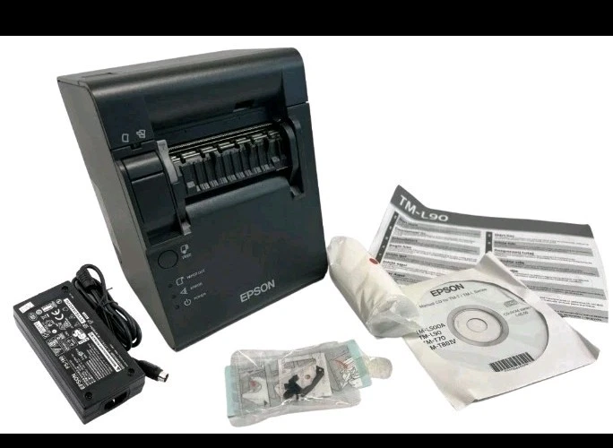 Epson TM-L90 TML90 Plus Receipt Printer M313C with USB Interface W/ AC Adapter - Image 1 of 4