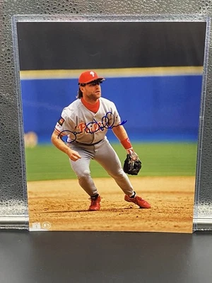 Autographed 8x10 Dave Hollins Philadelphia Phillies Photo With COA - Image 1 of 3