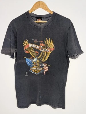 Camiseta De Colección Años 90 Harley Davidson American Legend Eagle Puntada Única Talla Grande  Foto 1 de 4
