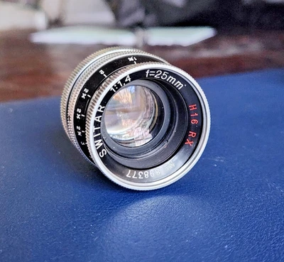 SWITAR Kern Paillard 25mm f/1.4 RX Cine Lens Bolex H16 CLEAN! - Image 1 of 3
