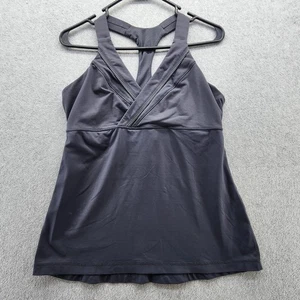 Lululemon Athletica Kleid Damen klein schwarz grau Racerback sportlich Yoga Tennis - Bild 1 von 10