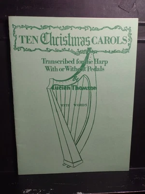 圣诞竖琴歌曲集十首圣诞颂歌适用于所有竖琴带或不带踏板  — 第 1/4 张图片