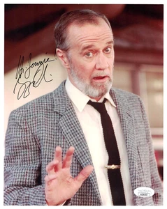 GEORGE CARLIN Autographed JSA 8X10 HBO Seven Dirty Words FREE SHIPPING! not PSA - Picture 1 of 3