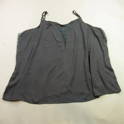 Camisa regata Torrid feminina média sem mangas preta leve gola redonda - Imagem 1 de 4