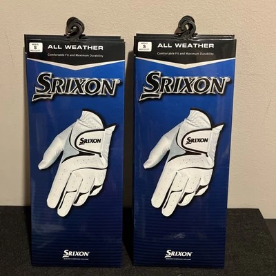 3 nuevos guantes de golf Srixon PEQUEÑOS para todo tipo de clima para hombre - mano izquierda para golfistas diestros Foto 1 de 4