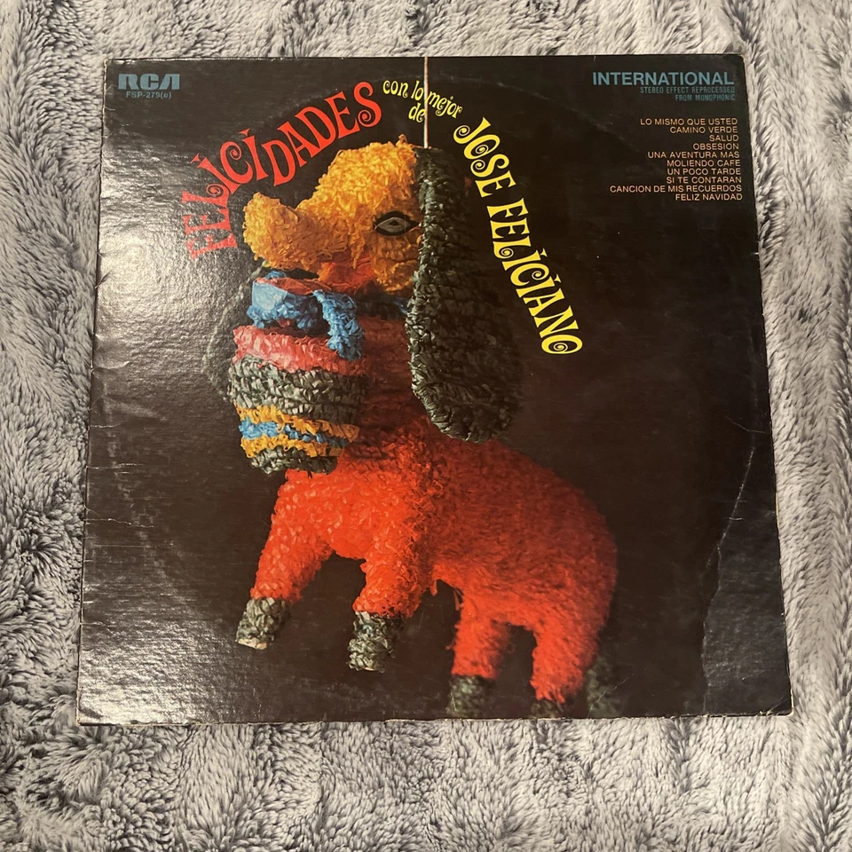 1971  Felicidades Con Lo Mejor JOSE FELICIANO US LP RCA FSP4383 Latin Pop - Image 1 of 4