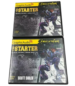 Starter Galactic Football League Book Two Parts 1 & 2 Graphic Audio on CD Lot - Picture 1 of 6