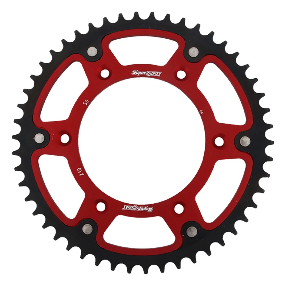 New Supersprox Stealth Sprocket 50T for Honda CRF450X 05-17 Red - Image 1 of 4