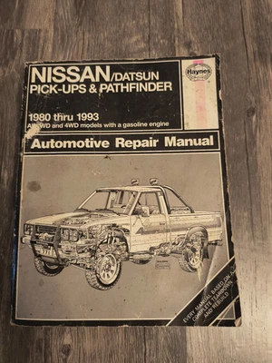 Haynes Automotive Repair Manual Nissan Datsun Pick-Ups & Pathfinder 1980 - 1993 - Image 1 of 4