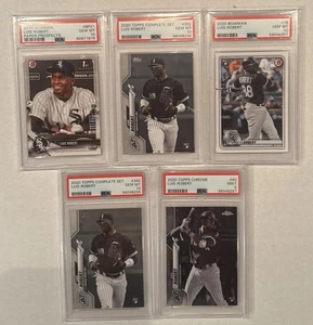 LUIS ROBERT 5x LOT Rookie PSA 10 Topps Bowman Topps Chrome PSA 9 White Sox - Picture 1 of 1