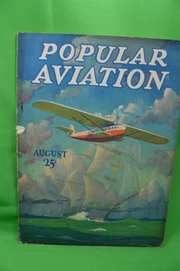 Popular Aviation Magazine August 1928, Vol 3 No 2, Antique, Vintage Plane Magazine - Bild 1 von 5