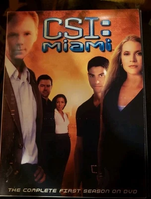 CSI: Miami - The Complete First Season (DVD, 2002-2003, 7-Disc Set) Foto 1 de 4