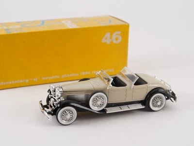 Rio N° 46 Duesenberg Sj Torpedo Phaeton 1934 1/43 Mai Giocato In Scatola - Immagine 1 di 4
