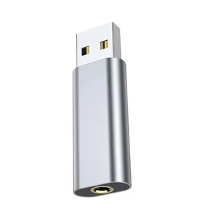 USB auf 3,5 mm Audio Jack Adapter 2 in 1 USB auf AUX Audio Jack Tragbarer - Afbeelding 1 van 5