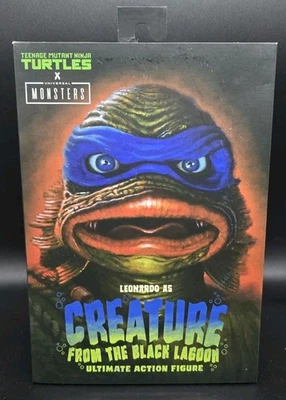 Universal Monsters X Teenage Mutant Ninja Turtles 7” Leonardo como la criatura Foto 1 de 4