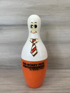 VTG Pin-Money Pete Bowling Pin The Bowler's Kitty Bank Circa 1960s by Spare-Time - Picture 1 of 5