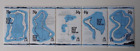 Britisches Territorium im Indischen Ozean 1994 SG147/51 - 18. Jahrhundert Karten Streifen von 5 U/M