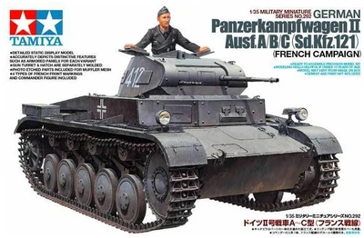 Tamiya 35292 Panzerkampfwagen II Ausf.A/B/C (Sd.Kfz.121) Kit Montaggio 1/35 - Immagine 1 di 2