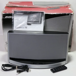 Bose SoundDock 10 Digital Music System Speaker W/ Remote & Box - Free Shipping! - Picture 1 of 20