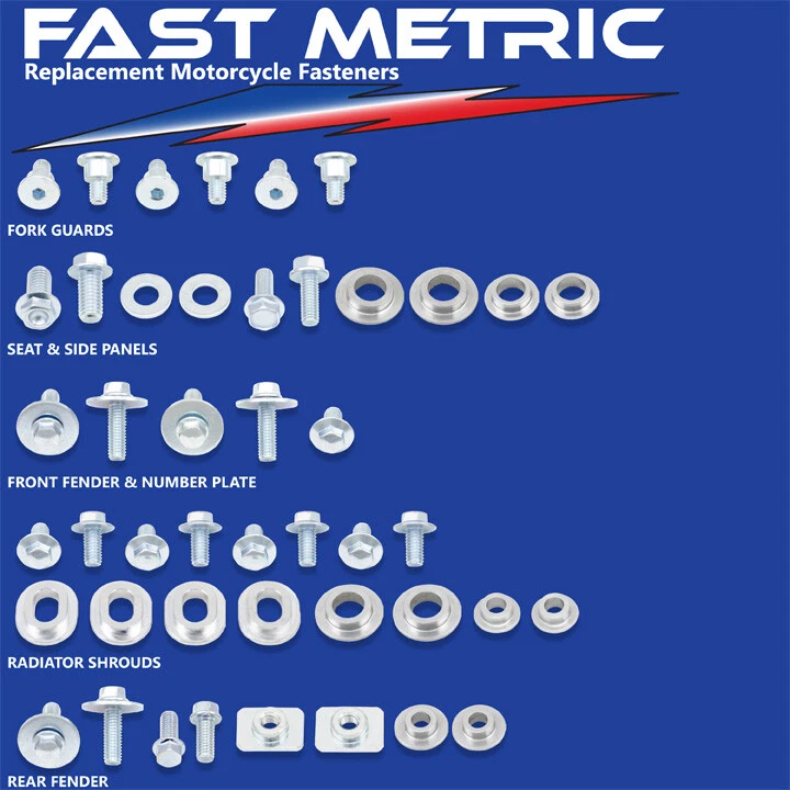 2012-2013 WR 450F пластмассы и тела болты наборы - каждый крепеж вам нужно-ГАРАНТИРОВАНО - Изображение 1 из 1