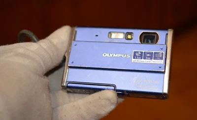 Olympus mju 1050SW blue 10.1 MP Compact Digital Camera JAPAN - Image 1 of 4