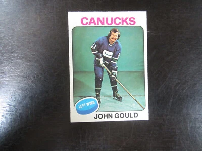 1975-76 O Pee Chee # 266 John Gould Card (B40) Vancouver Canucks - Image 1 of 2