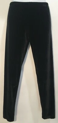 Legging Polo Ralph Lauren Niñas Grandes Elastizado Terciopelo Negro Talla S(7) Nuevo con Etiquetas Foto 1 de 4