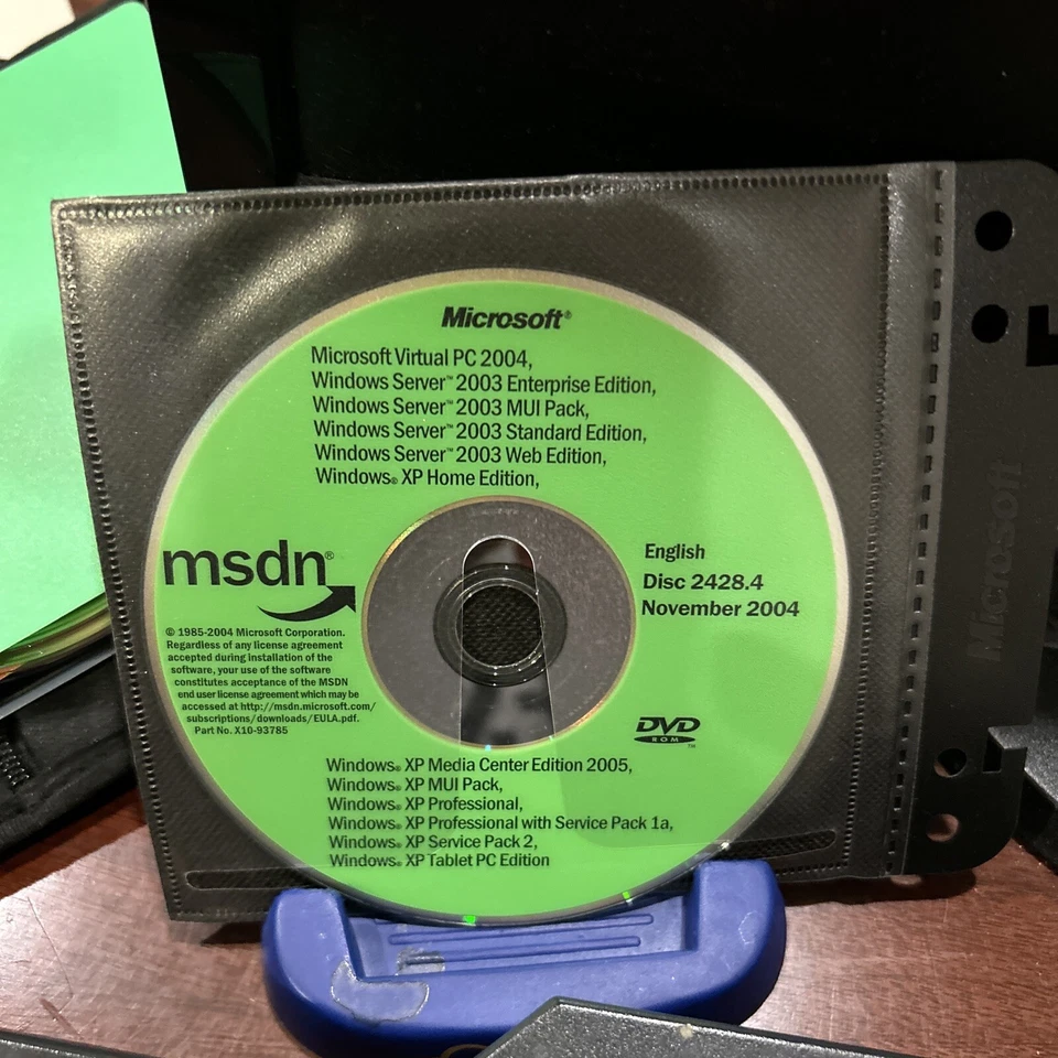 BRAND NEW MSDN  Microsoft Windows VPC, 2003 Ent/MUI/Std/Web/Xp home/Pro/Etc DVD - Image 1 of 3